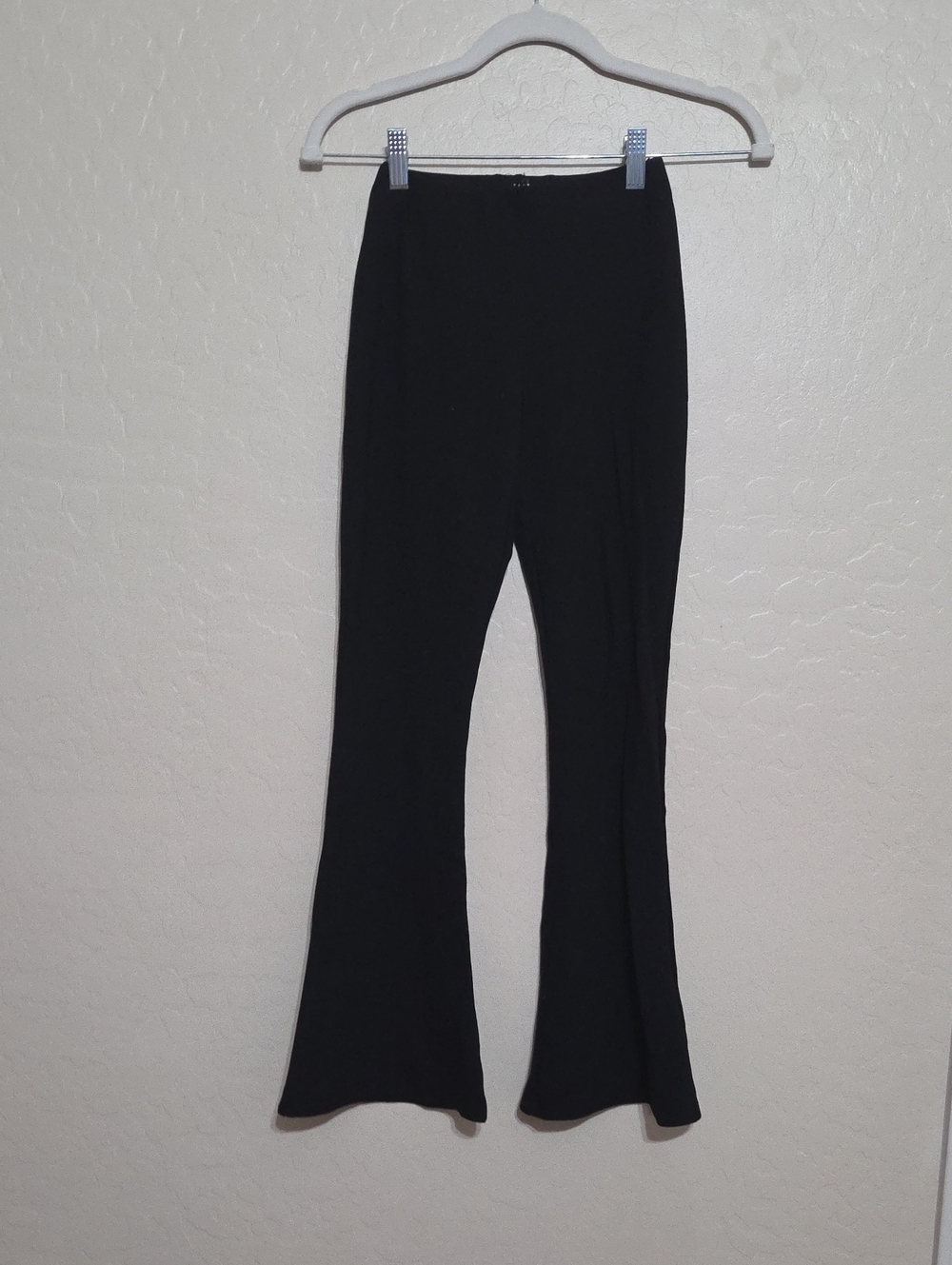 Classic Black Boot-Cut Flare Pants — Women's